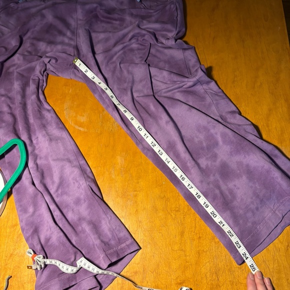 Weekends By Chicos Tie Dye Lounge Pants Purple Size 3 - Picture 2 of 8